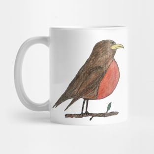 The Melancholy Robin Mug